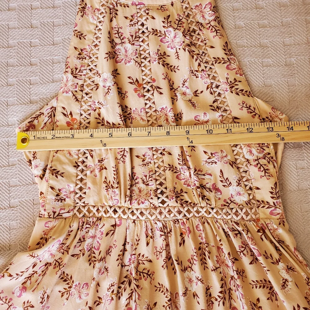 NWT Sunday Mi Amor Floral Open Back  Cutout Detail Dress - Picture 10 of 16